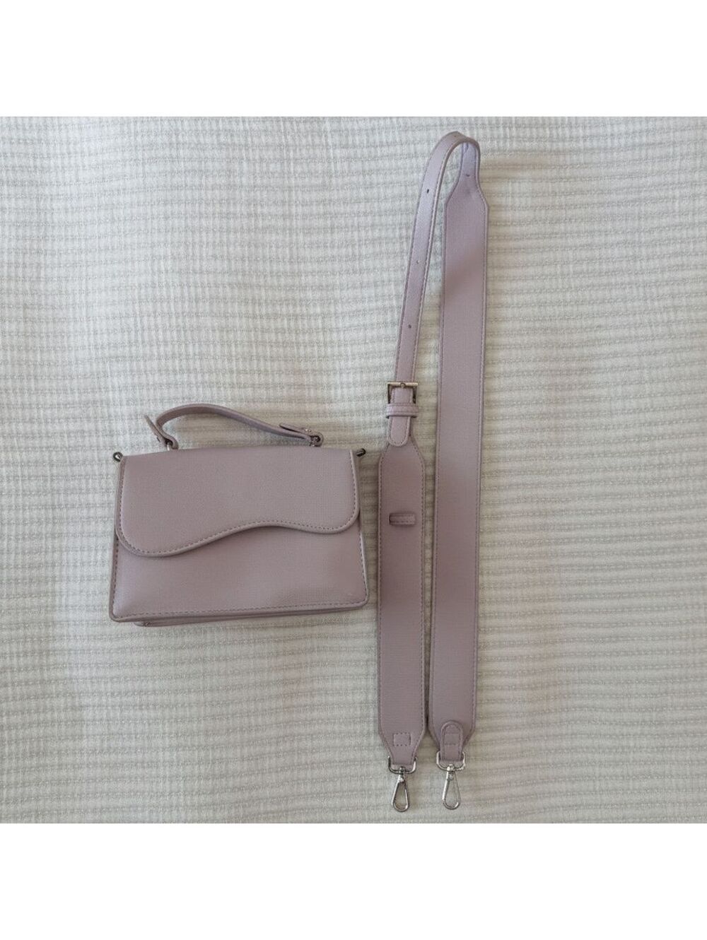 Pre-owned HVISK Crane Soft Structure Bag - Blush Purple - Picture 8 of 9